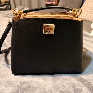 Kate Spade Medium Phoebe Black Leather Handbag